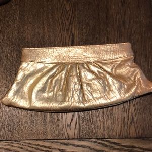 Lauren Merkin Gold Clutch